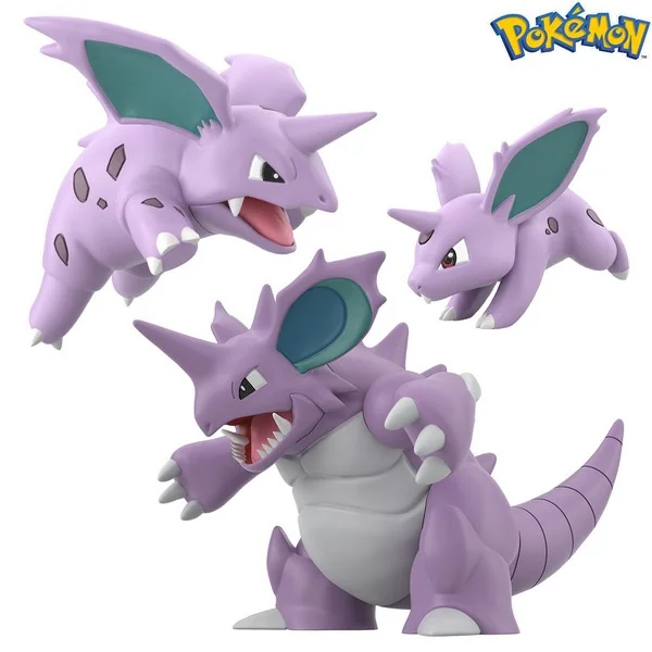 (Pre Order 01/2570) Bandai 1/20 Pokemon Scale World Kanto Region Nidoran Male & Nidorino & Nidoking 4549660836599 image 1 (Pre Order 01/2570) Bandai 1/20 Pokemon Scale World Kanto Region Nidoran Male & Nidorino & Nidoking 4549660836599 image 1