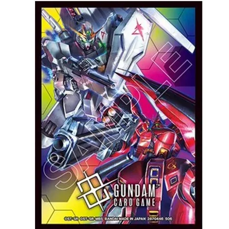 Bandai Gundam Card Game Official Card Sleeves 02 Nu Gundam & Sazabi ซองใส่การ์ด (70 ซอง) 4582770066876 (การ์ด) image 1