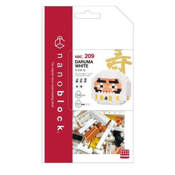 Kawada nanoblock NBC_208 Daruma White 4972825204580 (นาโนบล็อค) image 1 Kawada nanoblock NBC_208 Daruma White 4972825204580 (นาโนบล็อค) image 1