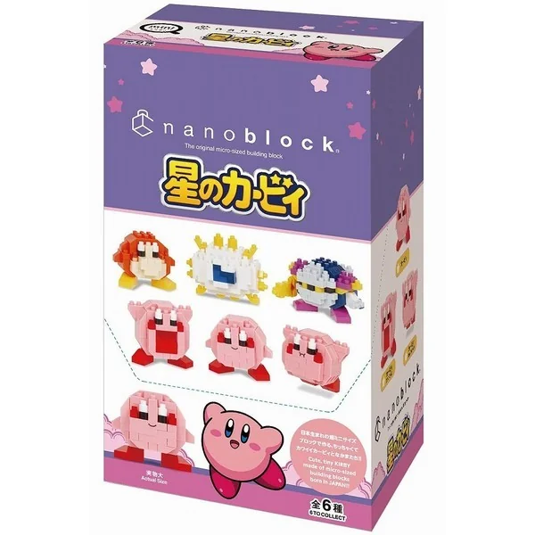 Kawada nanoblock mininano NBMC_29S Kirby (Box of 6) 4972825222706 (นาโนบล็อค) image 1 Kawada nanoblock mininano NBMC_29S Kirby (Box of 6) 4972825222706 (นาโนบล็อค) image 1