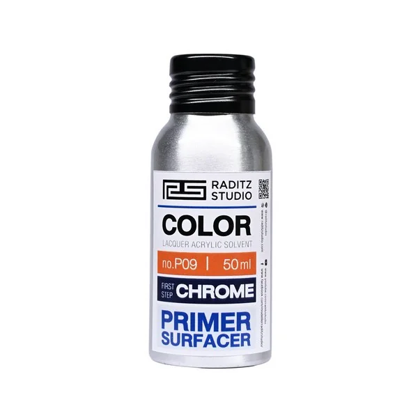 Raditz Studio RS P09 Surface Primer Chrome 50 ml (Surfacer Primer) 8858878800098 (สี) image 4 Raditz Studio RS P09 Surface Primer Chrome 50 ml (Surfacer Primer) 8858878800098 (สี) image 4