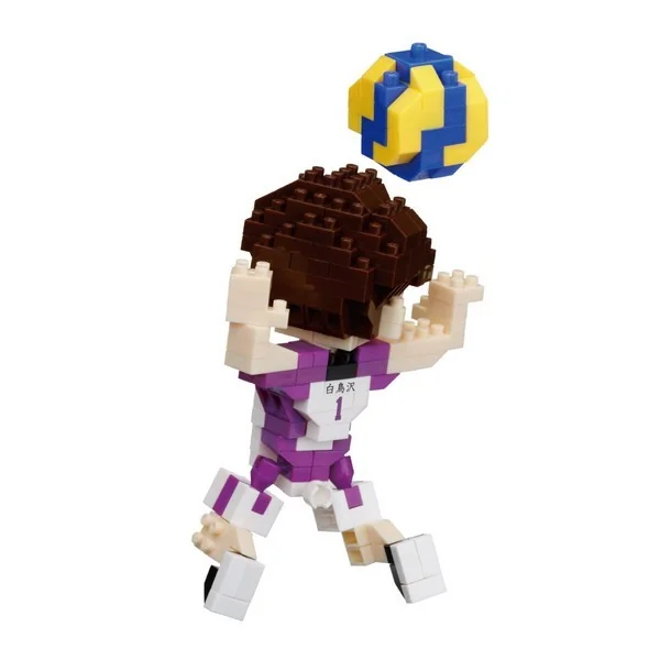 Kawada nanoblock Haikyuu!! NBCC_260 Ushijima Wakatoshi 4972825234617 (นาโนบล็อค) image 3