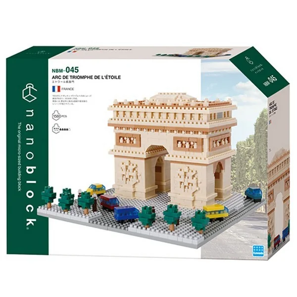 Kawada nanoblock NBM-045 Arc de Triomphe de l'Etoile 4972825226445 (นาโนบล็อค) image 1
