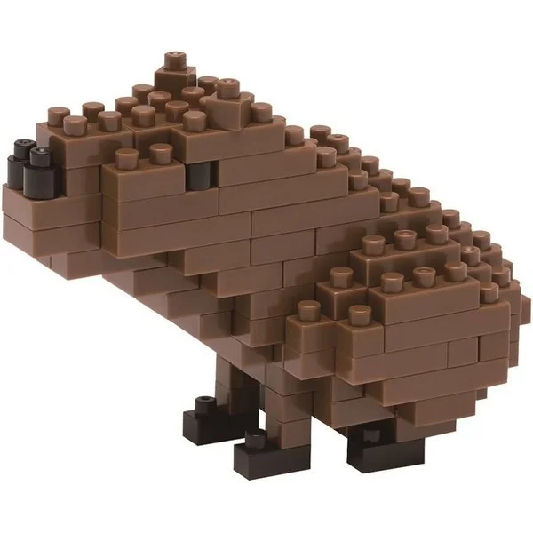 Kawada nanoblock NBC_132 Capybara 4972825204009 (นาโนบล็อค) image 2 Kawada nanoblock NBC_132 Capybara 4972825204009 (นาโนบล็อค) image 2