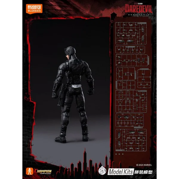 (Pre Order 08/2569) Blokees Marvel Heroes 81126 Champion Class 14 Born Again S2 Daredevil 810181534955 (Plastic Model) image 3 (Pre Order 08/2569) Blokees Marvel Heroes 81126 Champion Class 14 Born Again S2 Daredevil 810181534955 (Plastic Model) image 3