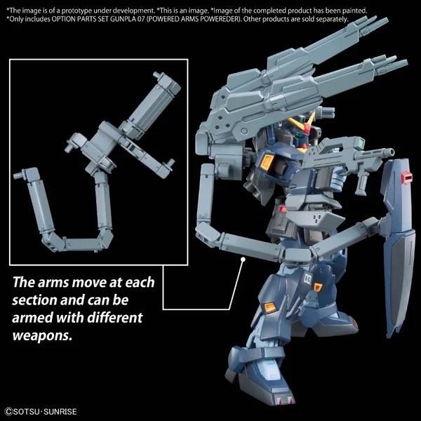 Bandai Option Parts Set Gunpla 07 (Powered Arms Powerer) 4573102671462 (Plastic Model) image 5 Bandai Option Parts Set Gunpla 07 (Powered Arms Powerer) 4573102671462 (Plastic Model) image 5