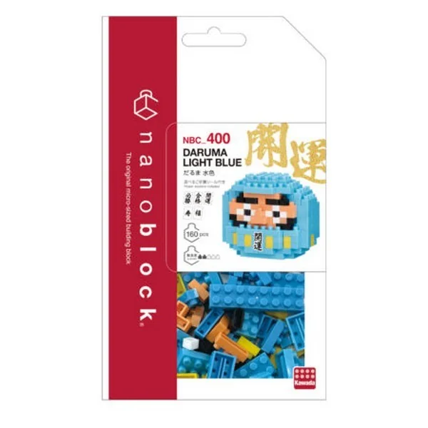 Kawada nanoblock NBC_400 Daruma Light Blue 4972825235690 (นาโนบล็อค) image 1 Kawada nanoblock NBC_400 Daruma Light Blue 4972825235690 (นาโนบล็อค) image 1