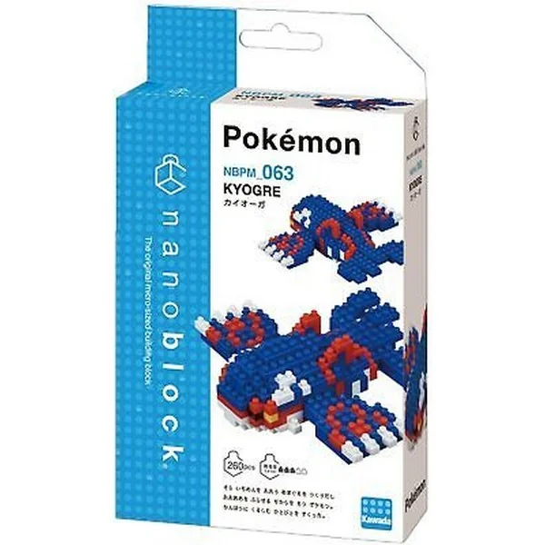 Kawada nanoblock Pokemon NBPM_063 Kyogre 4972825216781 (นาโนบล็อค) image 1 Kawada nanoblock Pokemon NBPM_063 Kyogre 4972825216781 (นาโนบล็อค) image 1