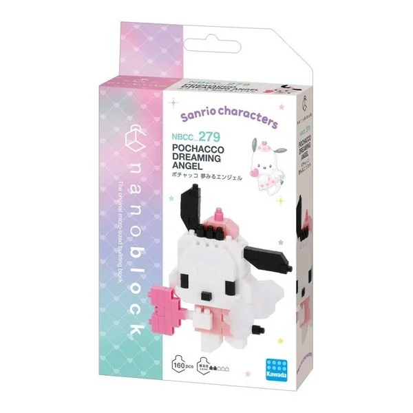 Kawada nanoblock Sanrio NBCC_279 Pochacco Dreaming Angel 4972825236901 (นาโนบล็อค) image 1 Kawada nanoblock Sanrio NBCC_279 Pochacco Dreaming Angel 4972825236901 (นาโนบล็อค) image 1
