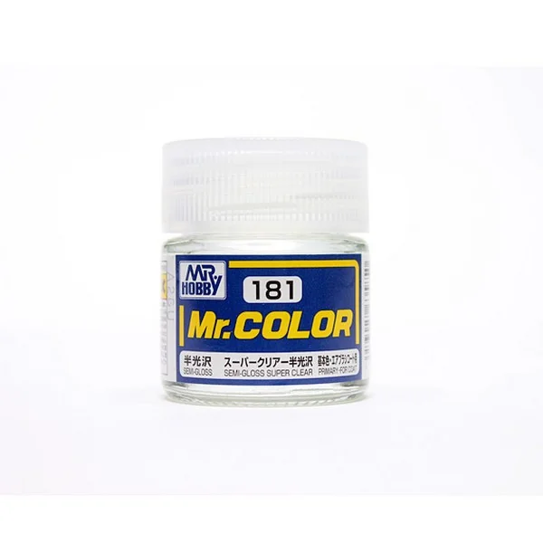 Mr.Hobby Mr.Color C181 Super Clear Semi-Gloss (10ml) 4973028635850 (สี) image 1 Mr.Hobby Mr.Color C181 Super Clear Semi-Gloss (10ml) 4973028635850 (สี) image 1