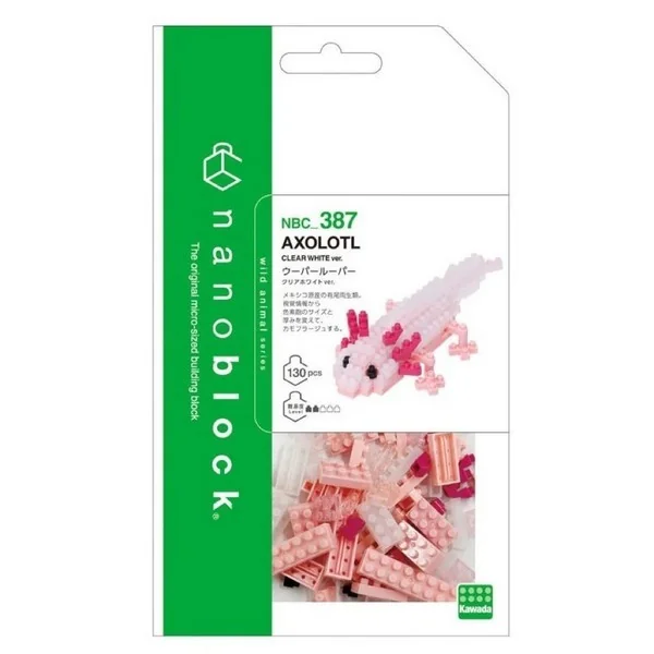 Kawada nanoblock NBC_387 Axolotl Clear White Ver 4972825229682 (นาโนบล็อค) image 1 Kawada nanoblock NBC_387 Axolotl Clear White Ver 4972825229682 (นาโนบล็อค) image 1