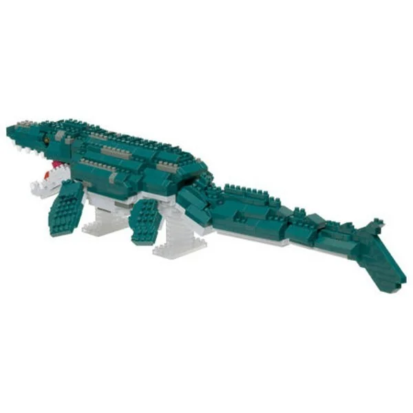 Kawada nanoblock NBM-053 Dinosaur Deluxe Edition Mosasaurus 4972825228593 (นาโนบล็อค) image 4 Kawada nanoblock NBM-053 Dinosaur Deluxe Edition Mosasaurus 4972825228593 (นาโนบล็อค) image 4