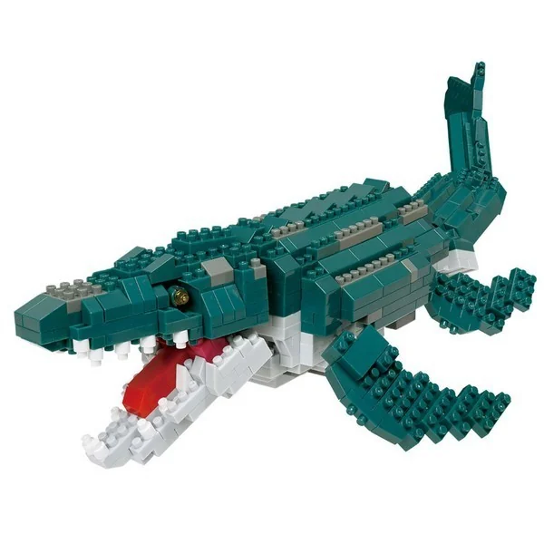 Kawada nanoblock NBM-053 Dinosaur Deluxe Edition Mosasaurus 4972825228593 (นาโนบล็อค) image 2 Kawada nanoblock NBM-053 Dinosaur Deluxe Edition Mosasaurus 4972825228593 (นาโนบล็อค) image 2