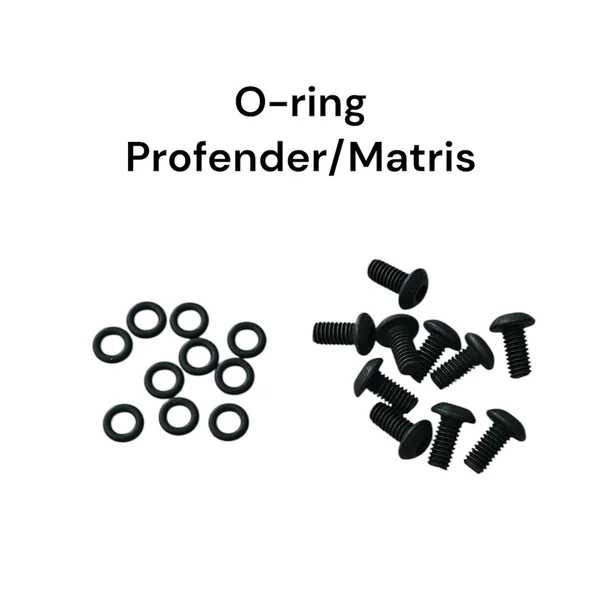 O-ring โอริง+น็อต Profender/Matris (10+10ชิ้น/ชุด) image 1 O-ring โอริง+น็อต Profender/Matris (10+10ชิ้น/ชุด) image 1