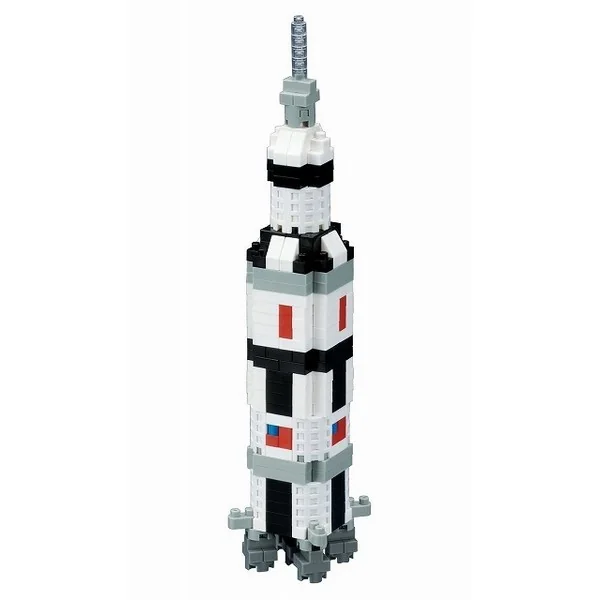 Kawada nanoblock NBH_130 Saturn V Rocket 4972825202807 (นาโนบล็อค) image 2 Kawada nanoblock NBH_130 Saturn V Rocket 4972825202807 (นาโนบล็อค) image 2