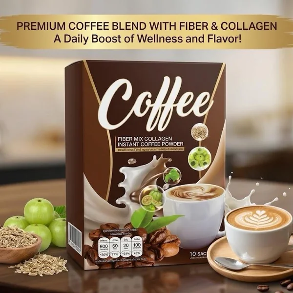 คอฟฟี่ มิ๊กคอลราเจน กาแฟพรีเมียมผสมไฟเบอร์และคอลลาเจน สำหรับสุขภาพและความอร่อยทุกวัน คอฟฟี่ มิ๊กคอลราเจน กาแฟพรีเมียมผสมไฟเบอร์และคอลลาเจน สำหรับสุขภาพและความอร่อยทุกวัน