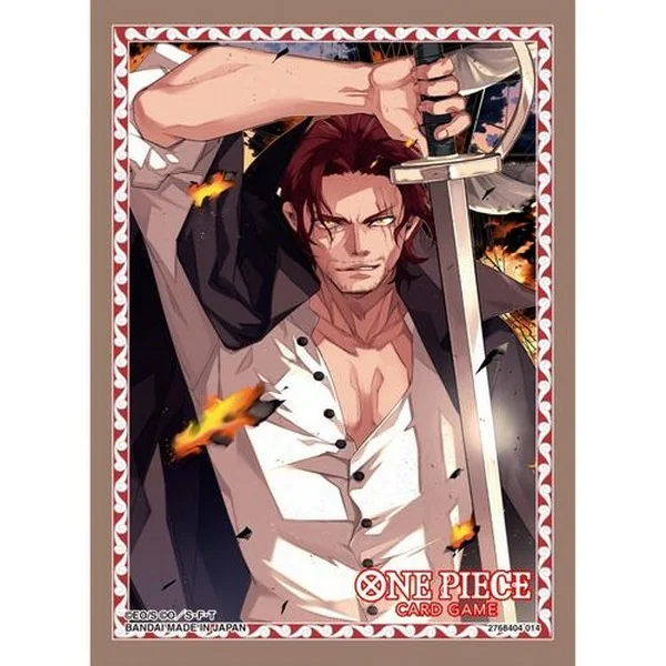 Bandai One Piece Card Game Sleeves Vol.10 Shanks 4582769734342 (การ์ดวันพีช) image 1 Bandai One Piece Card Game Sleeves Vol.10 Shanks 4582769734342 (การ์ดวันพีช) image 1