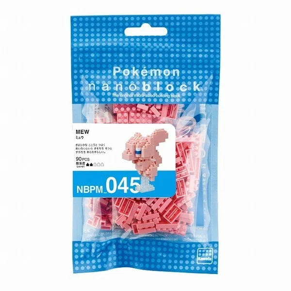 Kawada nanoblock Pokemon NBPM_045 Mew 4972825213124 (นาโนบล็อค) image 1 Kawada nanoblock Pokemon NBPM_045 Mew 4972825213124 (นาโนบล็อค) image 1