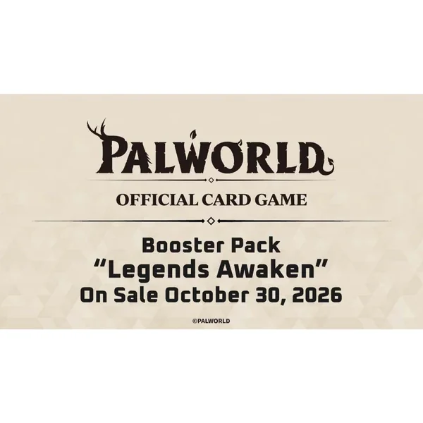 (Pre Order 30/10/2569) Bushiroad Palworld Card Game Booster Box BP02 Legends Awaken (การ์ด) image 1