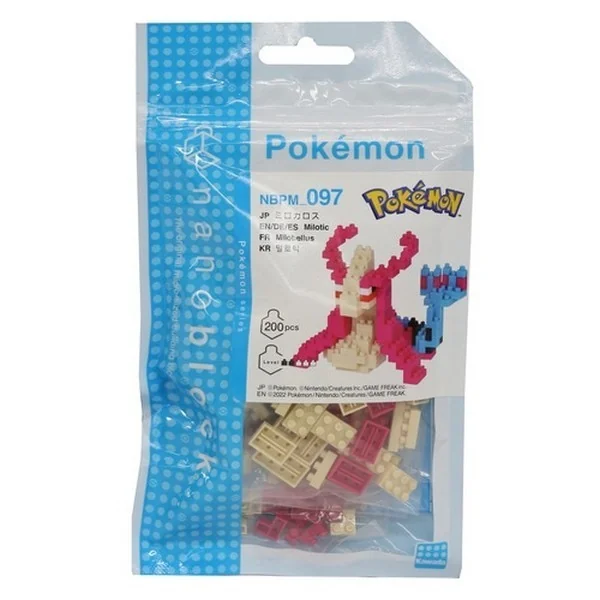 Kawada nanoblock Pokemon NBPM_097 Milokaross (Milotic) 4972825225547 (นาโนบล็อค) image 1 Kawada nanoblock Pokemon NBPM_097 Milokaross (Milotic) 4972825225547 (นาโนบล็อค) image 1
