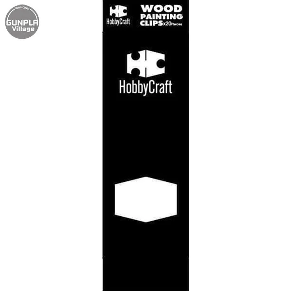 Hobby Craft HC-001 Wood Painting Clips 20 Pcs HC001WPC20PCS (สี) image 1