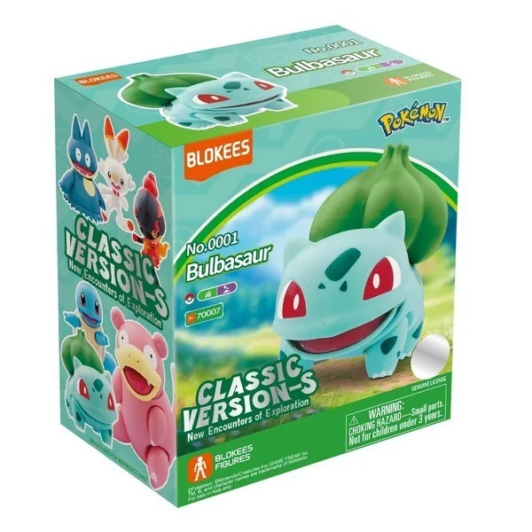 Blokees Pokemon 74007 Pokemon Classic Edition CV-S Bulbasaur 810181530971 (Figure) image 1 Blokees Pokemon 74007 Pokemon Classic Edition CV-S Bulbasaur 810181530971 (Figure) image 1