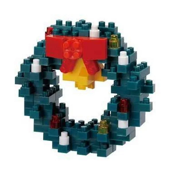 Kawada nanoblock NBC_382 Christmas Wreath 4972825226407 (นาโนบล็อค) image 2