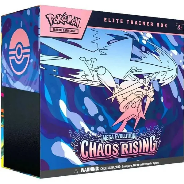 Pokemon ENG Mega Evolution Chaos Rising Elite Trainer Box (ETB) 196214154117 (การ์ดโปเกมอน) image 1 Pokemon ENG Mega Evolution Chaos Rising Elite Trainer Box (ETB) 196214154117 (การ์ดโปเกมอน) image 1