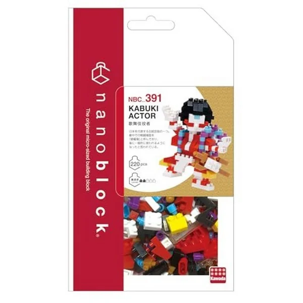 Kawada nanoblock NBC_391 Kabuki Actor 4972825229514 (นาโนบล็อค) image 1 Kawada nanoblock NBC_391 Kabuki Actor 4972825229514 (นาโนบล็อค) image 1