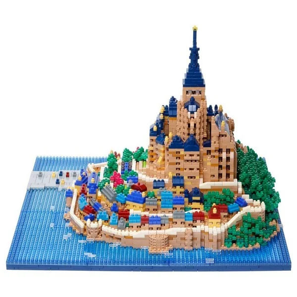 Kawada nanoblock NB-059 Mont Saint-Michel Deluxe Edition 4972825228449 (นาโนบล็อค) image 4 Kawada nanoblock NB-059 Mont Saint-Michel Deluxe Edition 4972825228449 (นาโนบล็อค) image 4