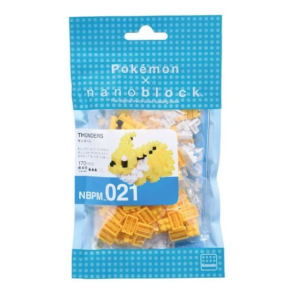 Kawada nanoblock NBPM_021 Thunders (Jolteon) 4972825204344 (นาโนบล็อค) image 1