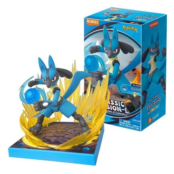 Blokees Pokemon 74107 Pokemon Classic Edition CV-L Lucario 810181531558 (Figure) image 2 Blokees Pokemon 74107 Pokemon Classic Edition CV-L Lucario 810181531558 (Figure) image 2