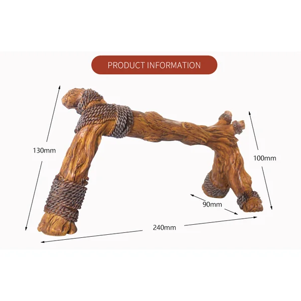 NOMOY PET Hemp Rope Climbing Frame (NS-147) Nomoy Pet กิ่งไม้เรซิ่นเสมือนจริง สำหรับสัตว์เลี้ยง ท่อนไม้ปลอม ไม้ปีนสัตว์เลี้ยง image 2 NOMOY PET Hemp Rope Climbing Frame (NS-147) Nomoy Pet กิ่งไม้เรซิ่นเสมือนจริง สำหรับสัตว์เลี้ยง ท่อนไม้ปลอม ไม้ปีนสัตว์เลี้ยง image 2