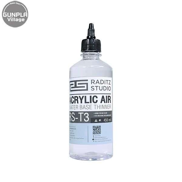 Raditz Studio RS T3 Acrylic Air Thinner 450 ml (Thinner Series) 8858878900038 (สี) image 1 Raditz Studio RS T3 Acrylic Air Thinner 450 ml (Thinner Series) 8858878900038 (สี) image 1