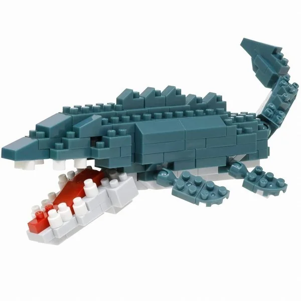 Kawada nanoblock NBC_349 Mosasaurus 4972825221501 (นาโนบล็อค) image 2 Kawada nanoblock NBC_349 Mosasaurus 4972825221501 (นาโนบล็อค) image 2