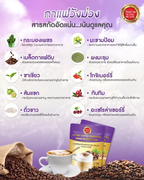 (ตรา วังม่วง) กาแฟปรุงสำเร็จชนิดผง image 6 (ตรา วังม่วง) กาแฟปรุงสำเร็จชนิดผง image 6