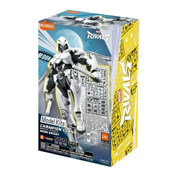 Blokees Marvel Rival 81122 Marvel Heroes Champion Class 10 Moon Knight 810181532272 (Plastic Model) image 1 Blokees Marvel Rival 81122 Marvel Heroes Champion Class 10 Moon Knight 810181532272 (Plastic Model) image 1