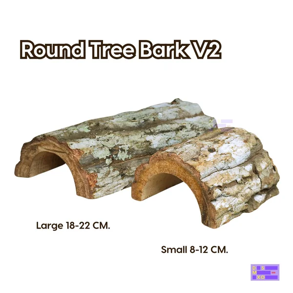 Round Tree Bark V.2 เปลือกไม้ธรรมชาติ สำหรับเกาะ ปีน ตกแต่ง ตู้สัตว์เลี้ยง (เลือกแบบแจ้งทักแชท) image 2 Round Tree Bark V.2 เปลือกไม้ธรรมชาติ สำหรับเกาะ ปีน ตกแต่ง ตู้สัตว์เลี้ยง (เลือกแบบแจ้งทักแชท) image 2
