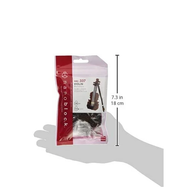 Kawada nanoblock NBC_337 Violin 4972825220382 (นาโนบล็อค) image 3