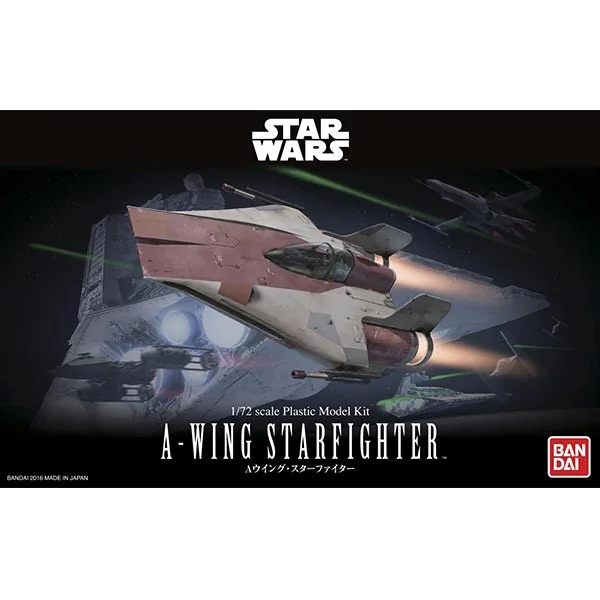 Bandai 1/72 A-Wing StarFighter 4549660063209 4573102638274 (Plastic Model) image 1
