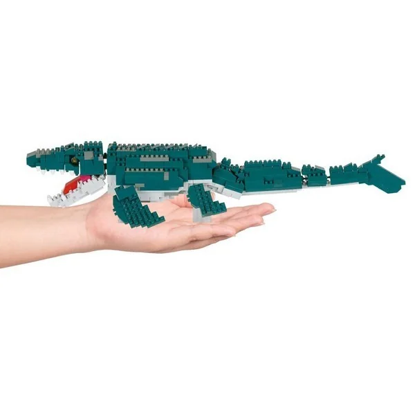 Kawada nanoblock NBM-053 Dinosaur Deluxe Edition Mosasaurus 4972825228593 (นาโนบล็อค) image 3 Kawada nanoblock NBM-053 Dinosaur Deluxe Edition Mosasaurus 4972825228593 (นาโนบล็อค) image 3