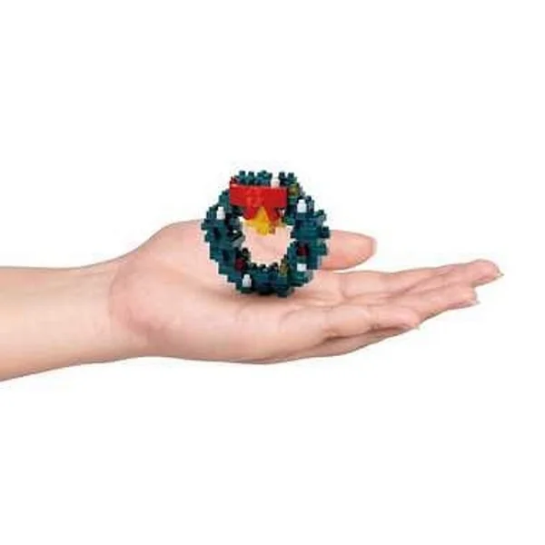 Kawada nanoblock NBC_382 Christmas Wreath 4972825226407 (นาโนบล็อค) image 3