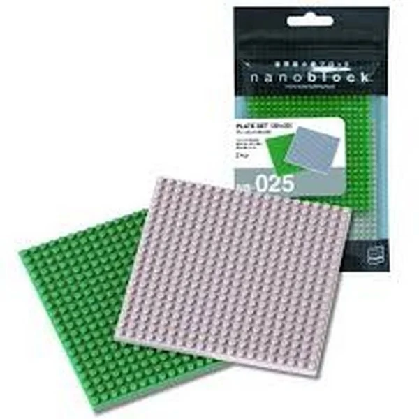 Kawada nanoblock NB-025 Plate Set (20×20) 2 Pcs 4972825202524 (นาโนบล็อค) image 3 Kawada nanoblock NB-025 Plate Set (20×20) 2 Pcs 4972825202524 (นาโนบล็อค) image 3