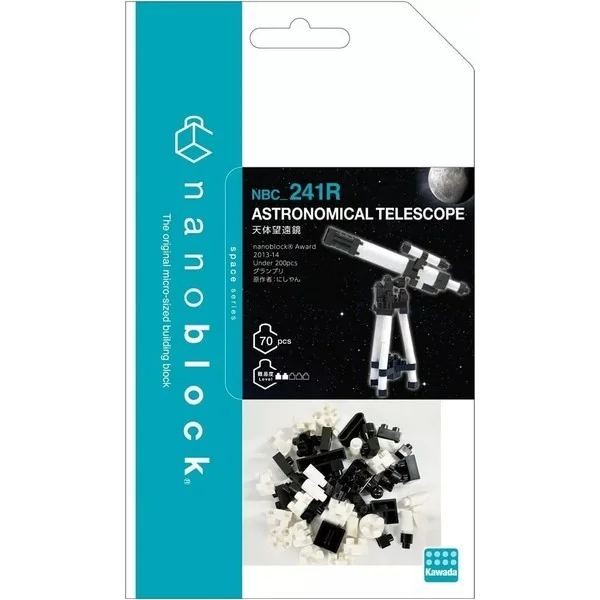 Kawada nanoblock NBC_241R Astronomical Telescope 4972825227077 (นาโนบล็อค) image 1 Kawada nanoblock NBC_241R Astronomical Telescope 4972825227077 (นาโนบล็อค) image 1
