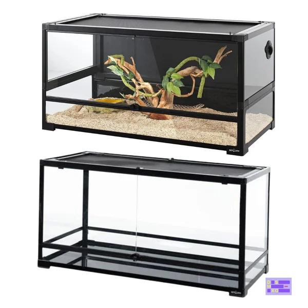 REPTIZOO - Terrarium 90×45×45cm ตู้เลี้ยงสัตว์เลื้อยคลาน ขนาด 50 แกลลอน สำหรับสัตว์เลื้อยคลาน กิ้งก่า งู ตุ๊กแก image 4 REPTIZOO - Terrarium 90×45×45cm ตู้เลี้ยงสัตว์เลื้อยคลาน ขนาด 50 แกลลอน สำหรับสัตว์เลื้อยคลาน กิ้งก่า งู ตุ๊กแก image 4