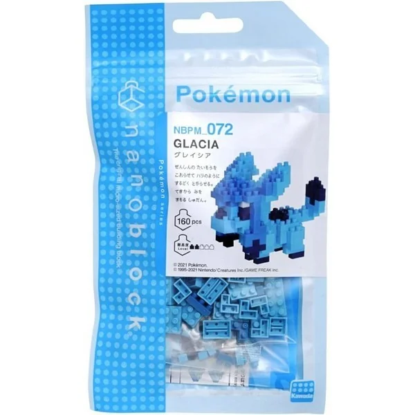 Kawada nanoblock NBPM_072 Glacia (Glaceon) 4972825220054 (นาโนบล็อค) image 1 Kawada nanoblock NBPM_072 Glacia (Glaceon) 4972825220054 (นาโนบล็อค) image 1
