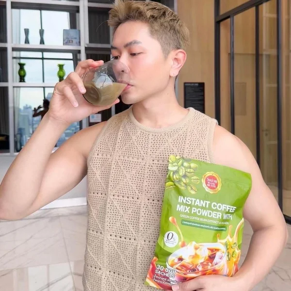 กาแฟวังม่วง (ซองเขียว) สูตรผสมสารสกัดเมล็ดกาแฟเขียวและคอลลาเจน (1 ห่อ 30 ซอง) image 5 กาแฟวังม่วง (ซองเขียว) สูตรผสมสารสกัดเมล็ดกาแฟเขียวและคอลลาเจน (1 ห่อ 30 ซอง) image 5