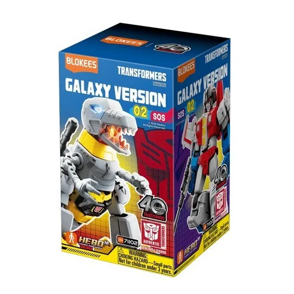 Blokees (สุ่ม 1 / จาก 10 แบบ) Transformers 71102 Galaxy Version 02 SOS 6972984886038 (Figure) image 1
