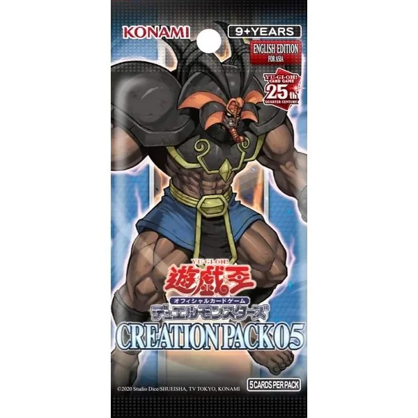 Konami Yu-Gi-Oh! Asia English Creation Pack 05 (CR05-AE) แบบกล่อง (15 ซอง) 4988602177572 (การ์ดยูกิ) image 2