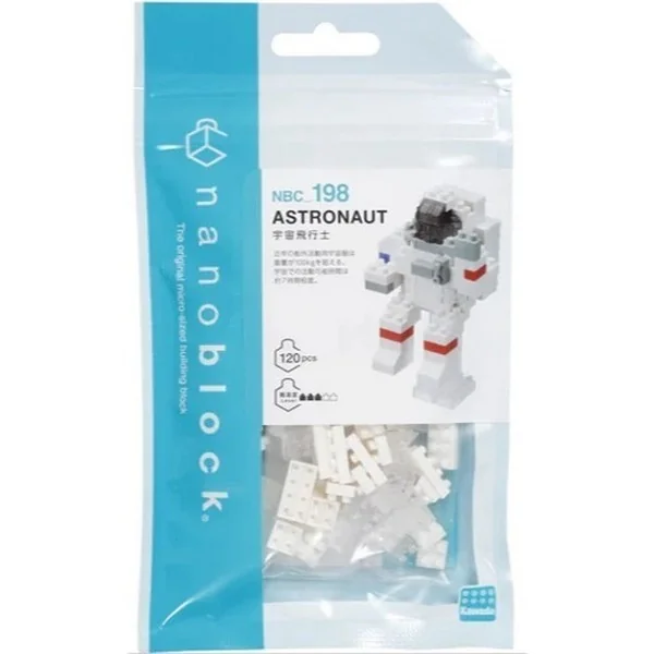Kawada nanoblock NBC_198 Astronaut 4972825202760 (นาโนบล็อค) image 1 Kawada nanoblock NBC_198 Astronaut 4972825202760 (นาโนบล็อค) image 1
